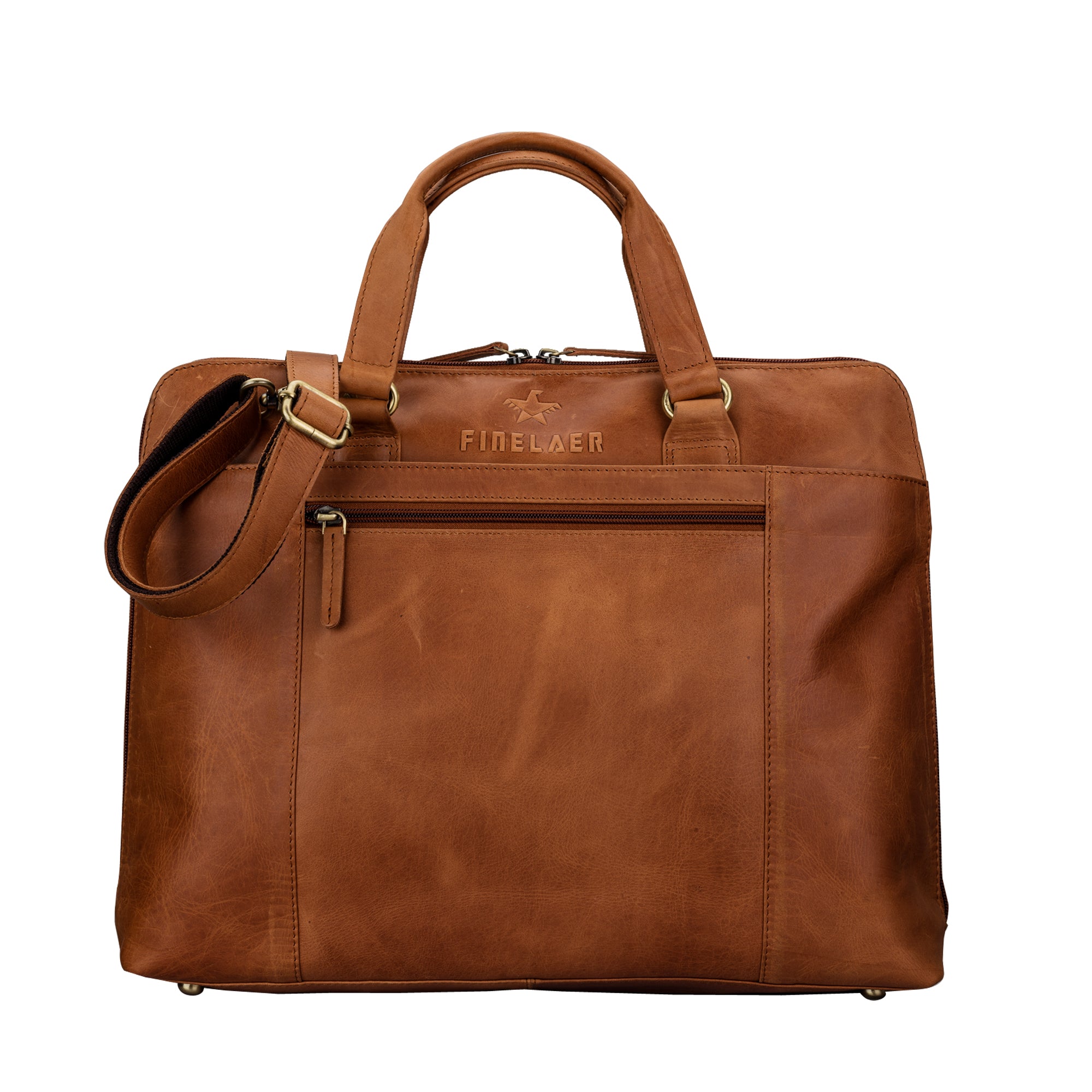 Finelaer Women's Leather Laptop Messenger Bags Stylish & Functional