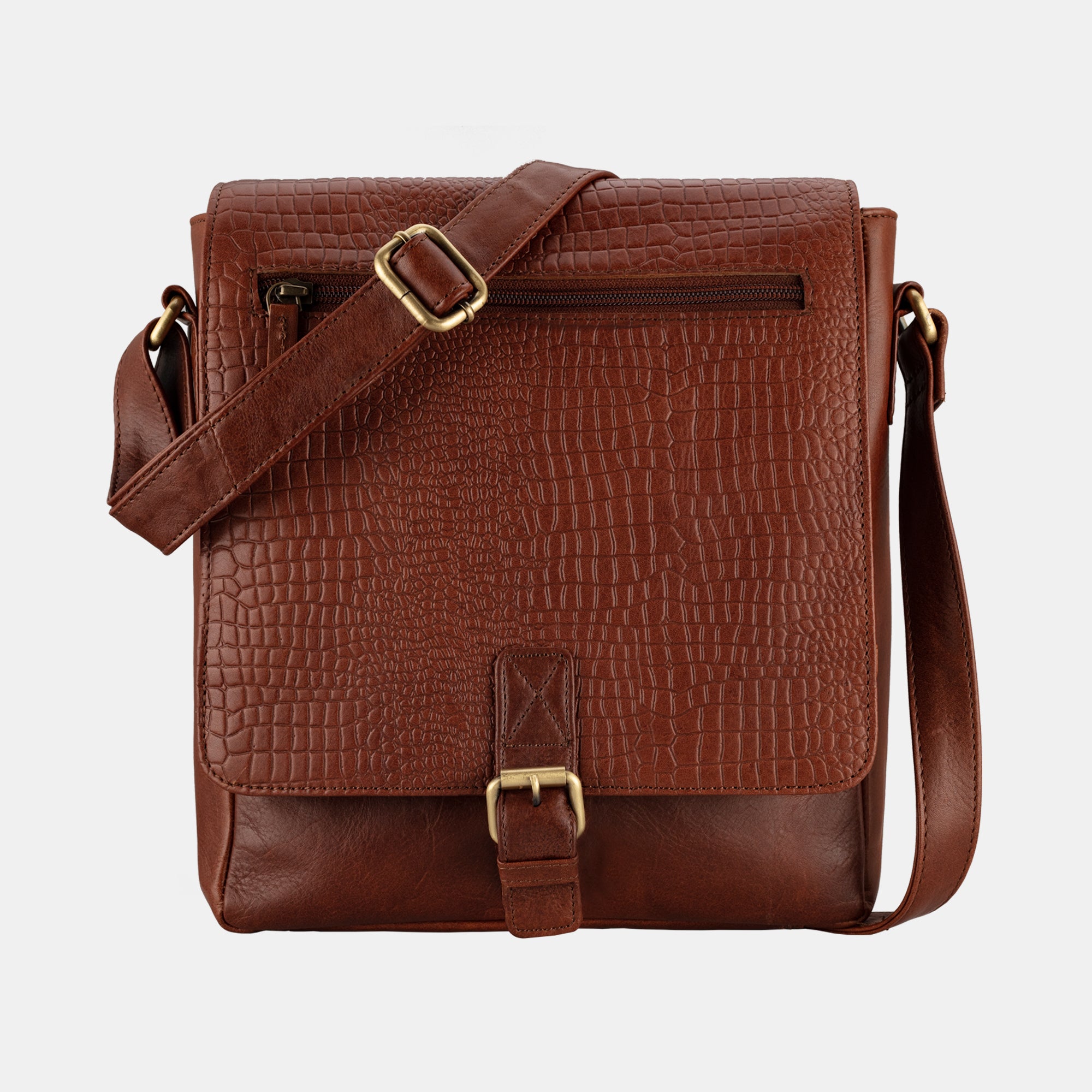 Leather Messenger Bag: Eleanor Crossbody Bag – FEED