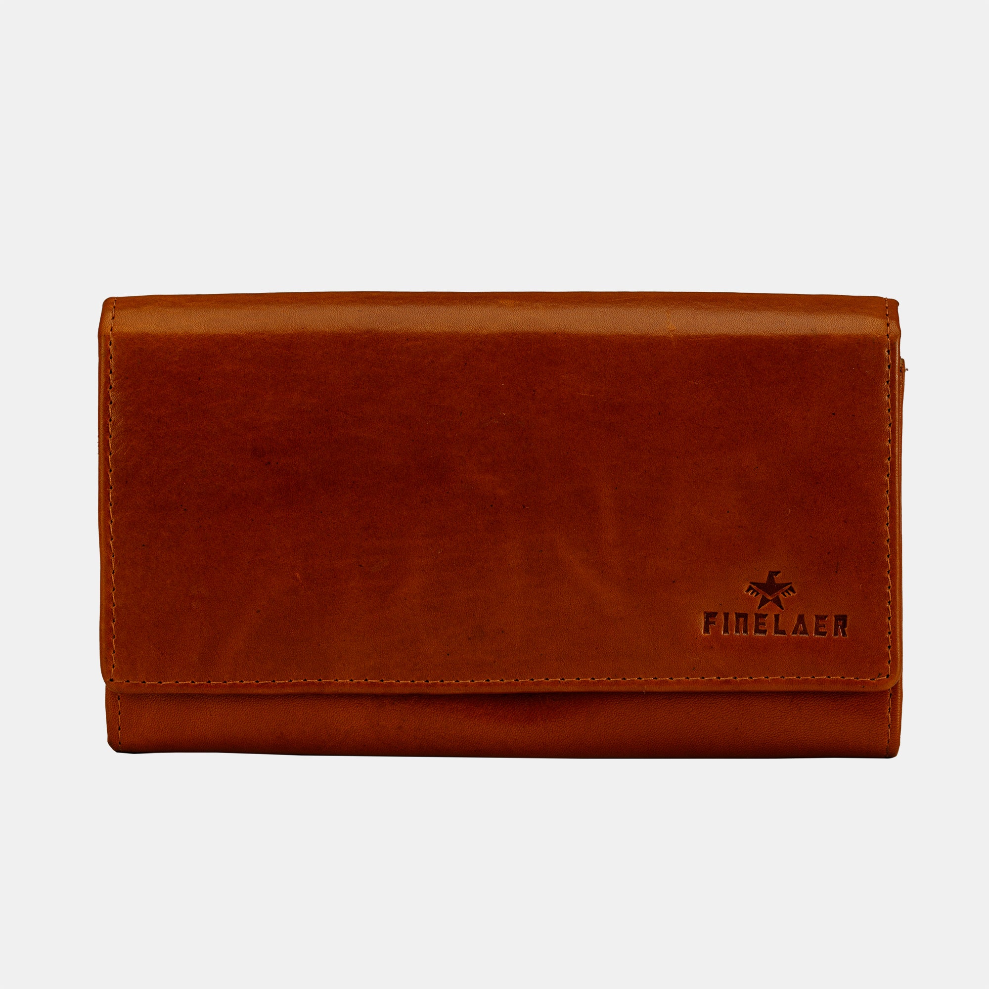 Leather clutch wallet classic hand purse women Finelaer