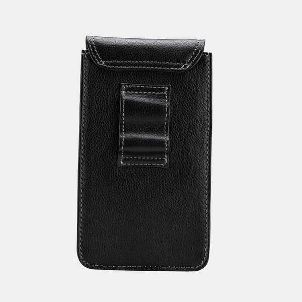 FINELAER Multifunctional Holster Leather Pouch For Mobile Phone With Belt Loop