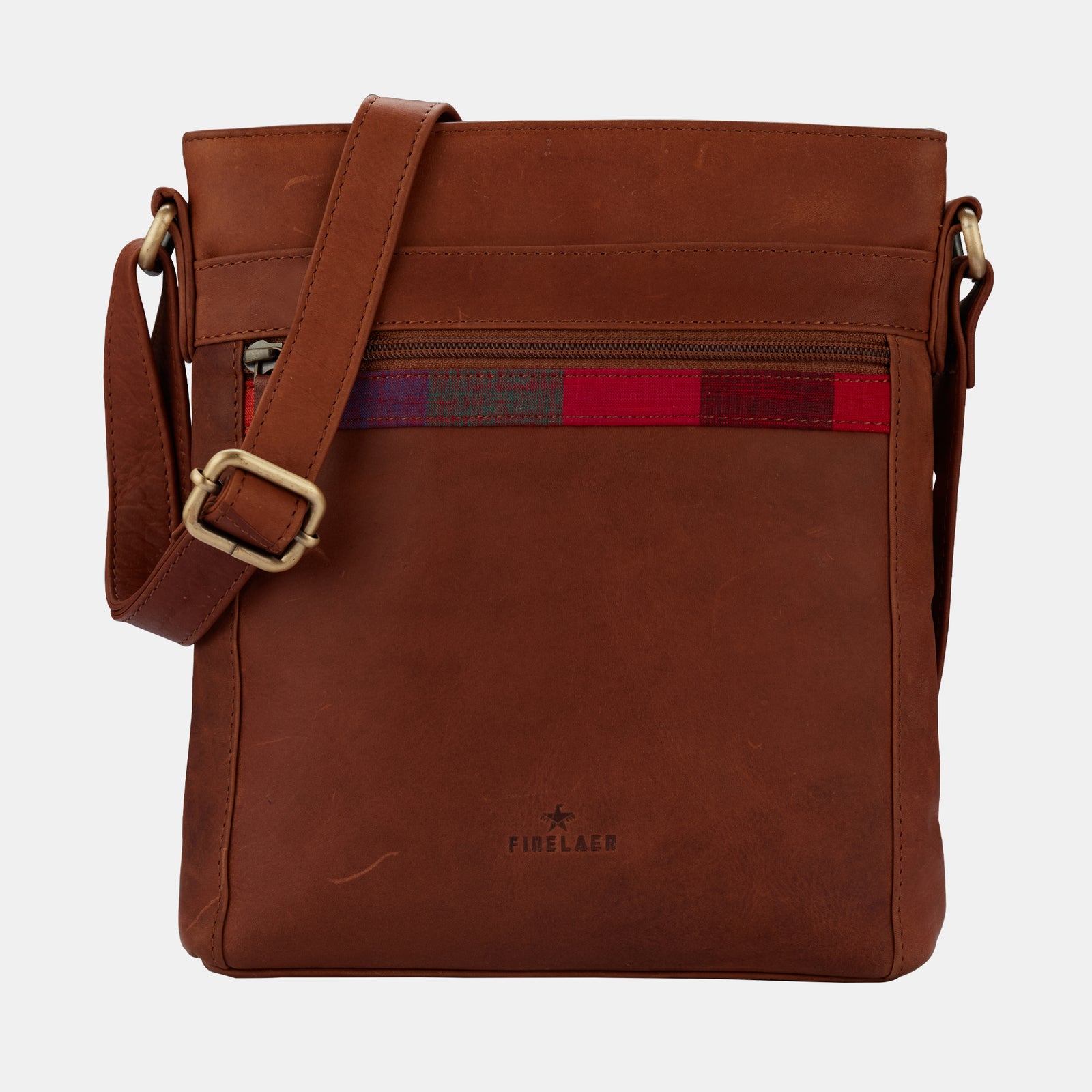 Genuine Leather Sling Bag For Men Compact Crossbody Backpack