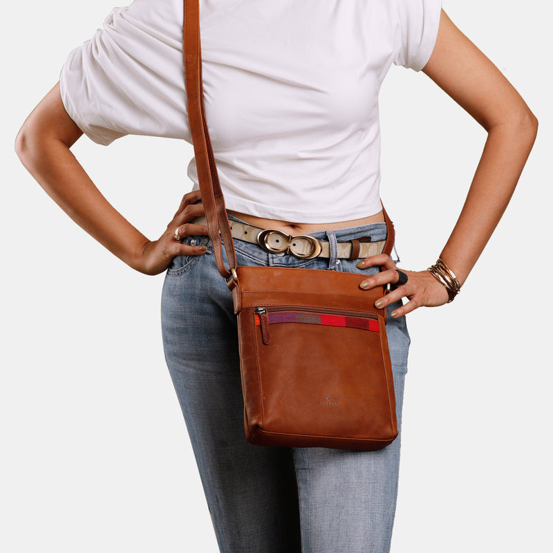 FINELAER Leather Purse Crossbody Bags For Women