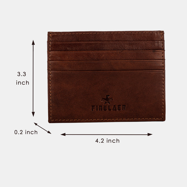 Vintage Leather Slim Front pocket Wallets For Men