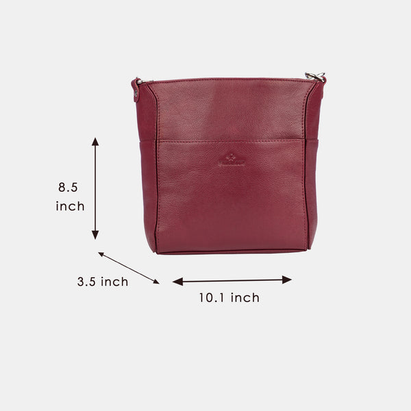 Leather Sling Purse Crossbody Bags For Women