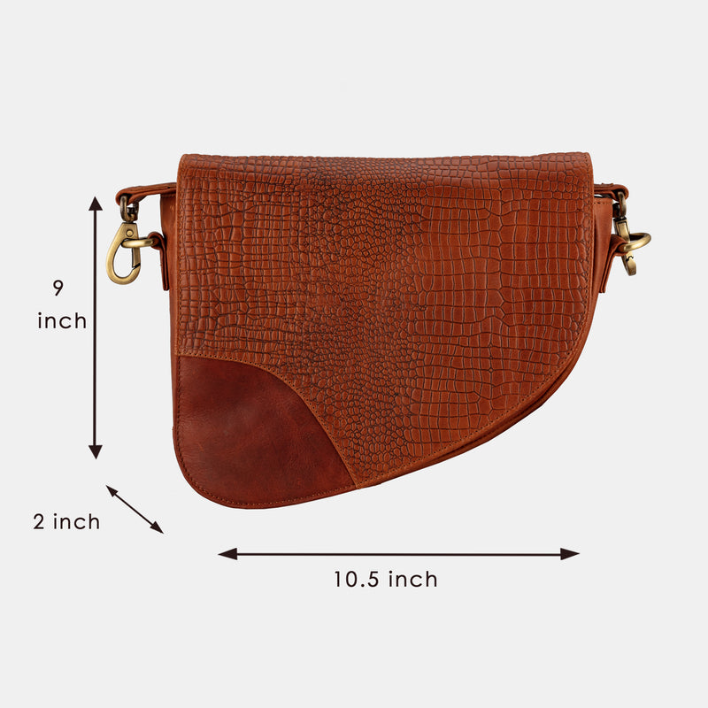 Finelaer Leather Crossbody Bag Purse Handbag For Women.