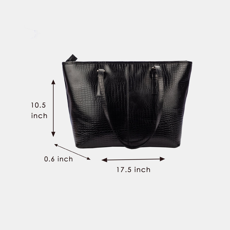 FINELAER Women Top Handle Vintage Leather Tote Shoulder Bag