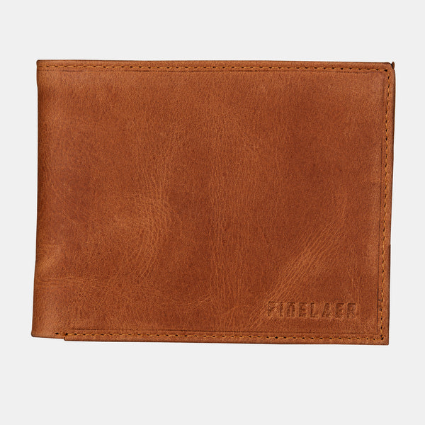 Finelaer Minimalist Bifold Leather Wallet