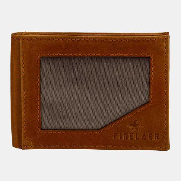 Leather Slim Front Pocket Wallets For Men