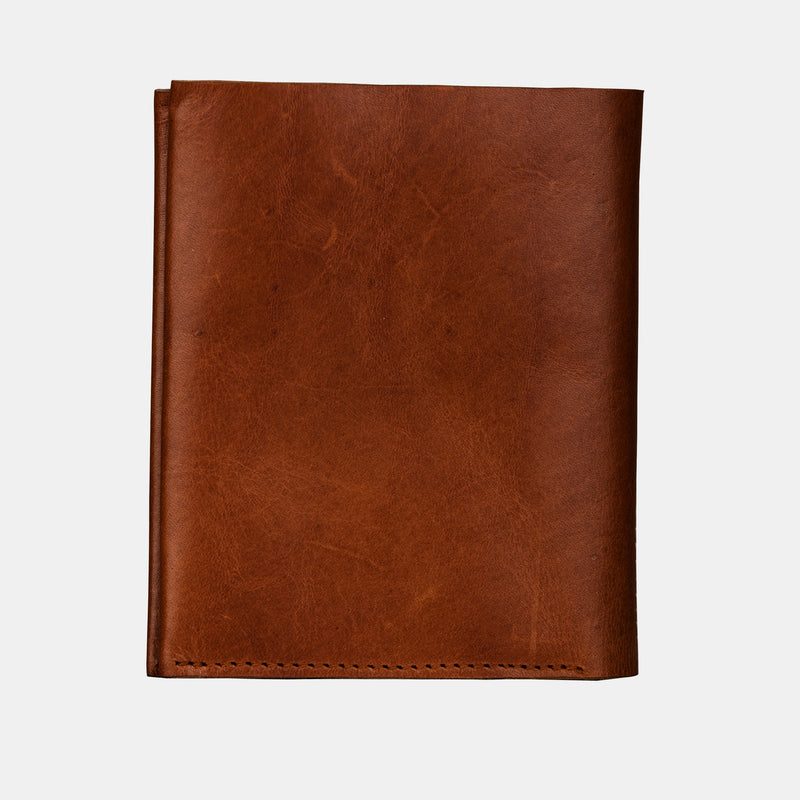 Brown Leather Men Wallet With Coin Pocket