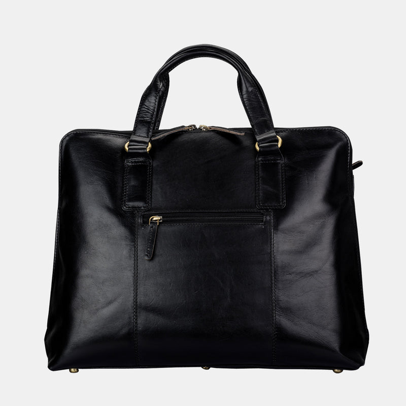 Leather 14 inch Messenger laptop Bag For women