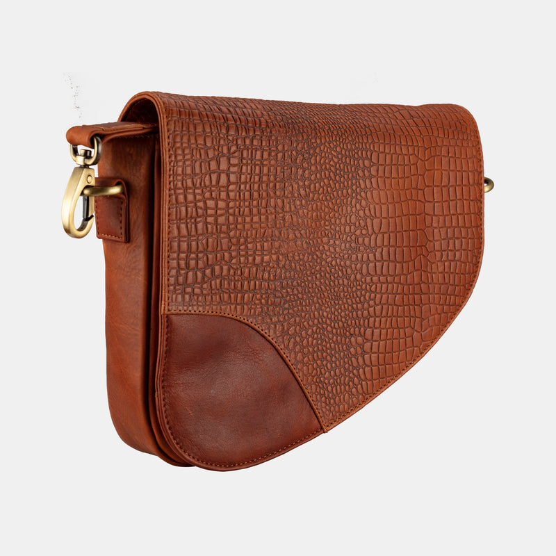 FINELAER Leather Crossbody Bag Purse Handbag For Women.