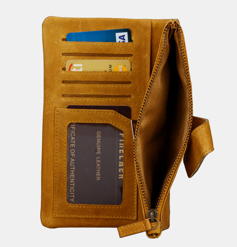 Leather Passport Holder Travel Wallet