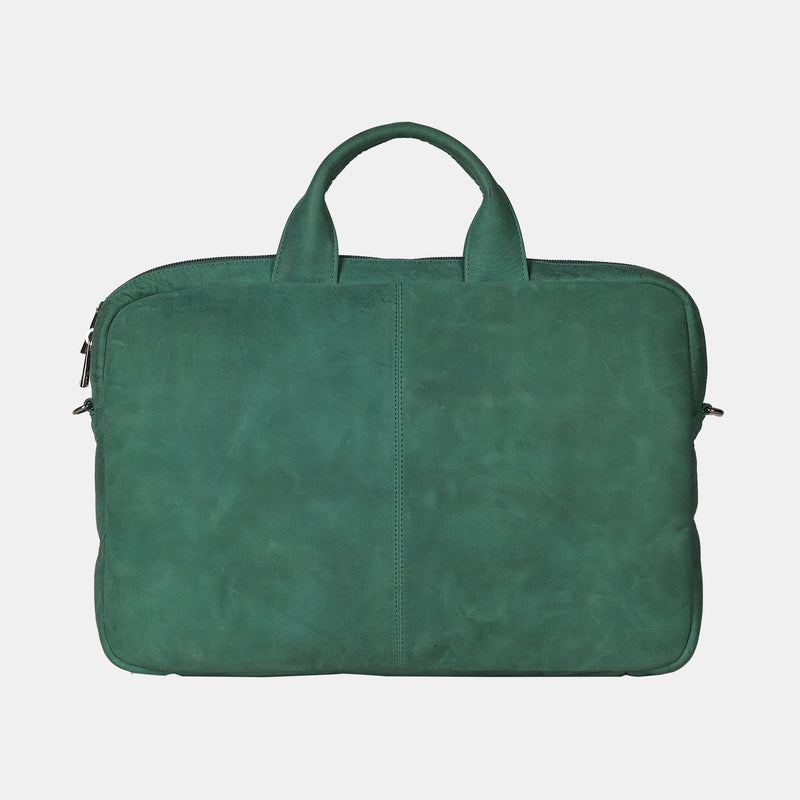 Vintage Leather 14 inch Messenger Laptop Bag For Women