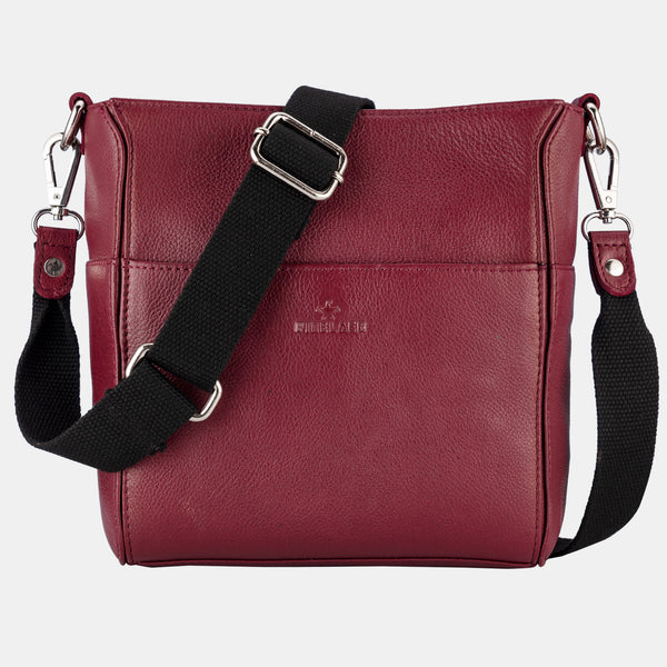 Feminine Leather Crossbody Bag  Women's Leather Crossover Purse — Classy  Leather Bags