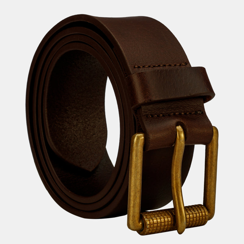 Brown Classic Men's Belt for jeans