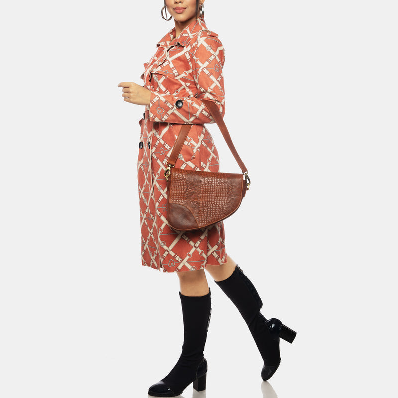 Finelaer Leather Crossbody Bag Purse Handbag For Women.