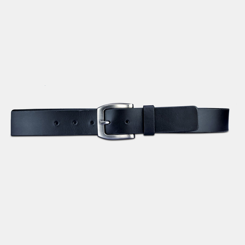 Mens Formal Genuine Leather Belt Black | Finelaer